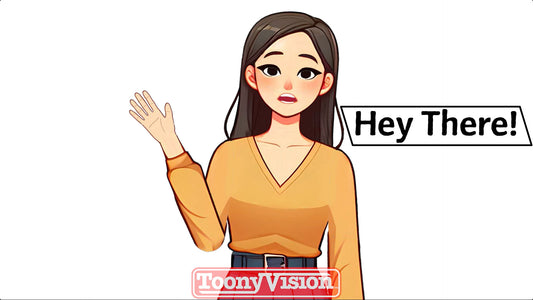 Turn Yourself into Cartoon Animation Personalized Message Digital Greeting